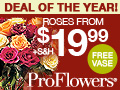 Roses at $19.99!