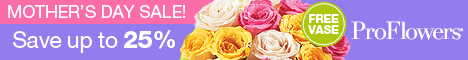 Mother's Day Sale, up to 25% off!